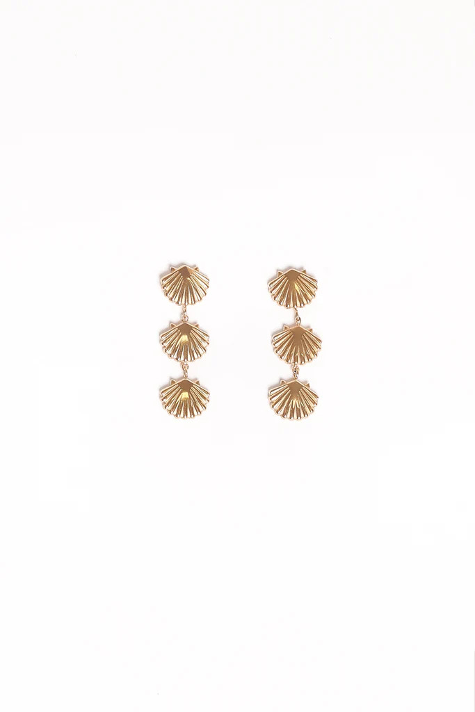 Coral Earrings - Gold | Petal & Pup (US)