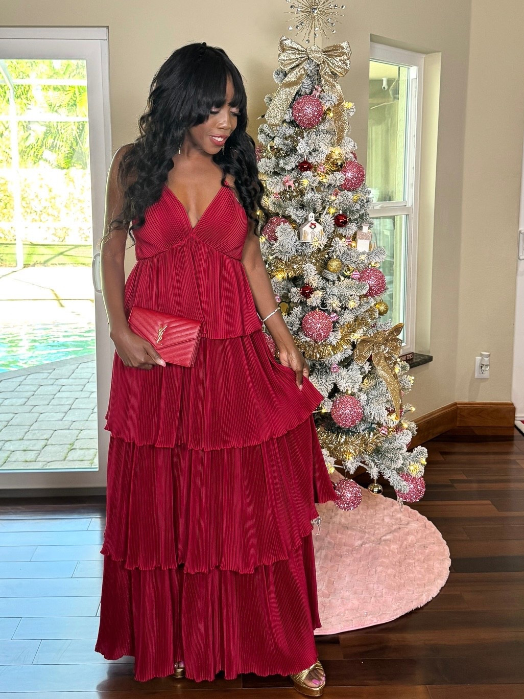 Party Dress
I’m wearing a size 6. However, I had to add a pin to the back of this dress as it was a little big for me on the bust. 
*In partnership with Rent The Runway. 

Fall Outfit, Fall Dress, Fall Fashion, 


#LTKParties #LTKSeasonal #LTKOver40