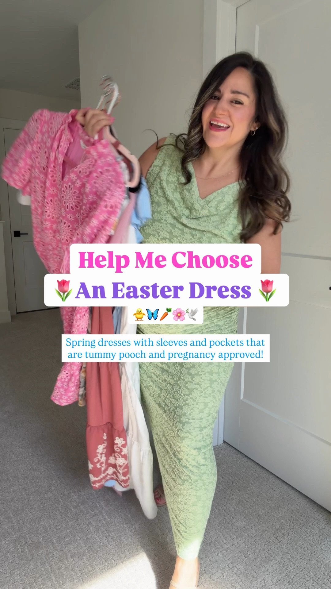 Help me choose an Easter dress! Can’t get enough of these fun spring dresses and some are even pregnancy friendly!

Wearing a size large 

Spring dress,
Occasion dress, Amazon dresses, vacation dress, summer dress, midsize, petite, spring wedding guest dress, maternity dresss

#LTKPetite #LTKmomlife #LTKBump
