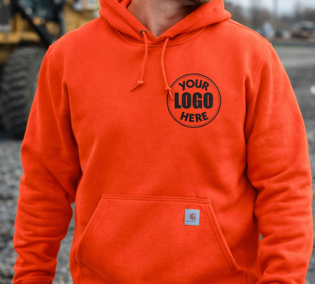 Embroidered Custom Logo Workwear Hoodie, Embroidered Company Apparel, Professional Uniform Hoodie... | Etsy (US)