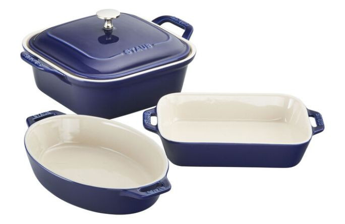 Staub Ceramic - Mixed Baking Dish Sets 4-pc, Mixed Baking Dish Set, dark blue | The ZWILLING Group Cutlery & Cookware