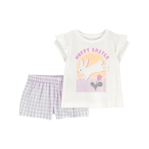 Carter's Child of Mine Baby and Toddler Easter Outfit Set, 2-Piece, Sizes 0/3 Months-5T | Walmart (US)