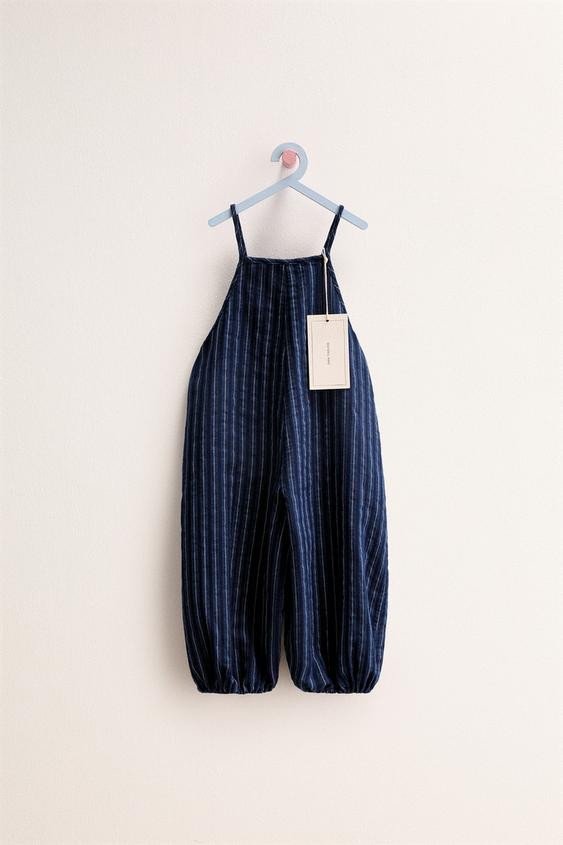 ZARA TIMELESS - STRIPED LONG OVERALLS | Zara US