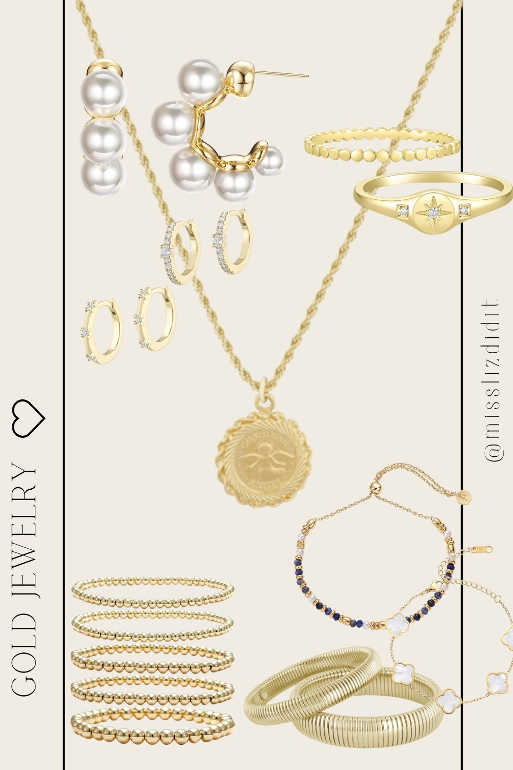 Gold jewelry I love and wear regularly! 

#LTKSaleAlert #LTKFindsUnder100 #LTKFindsUnder50