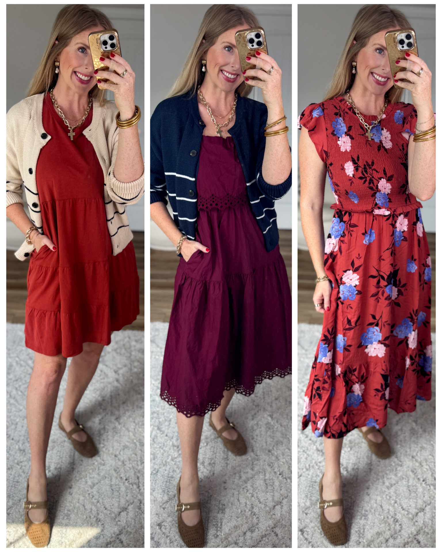 Daily try on, Walmart outfit, Walmart fashion, Walmart try on, time and tru dress

#LTKootd