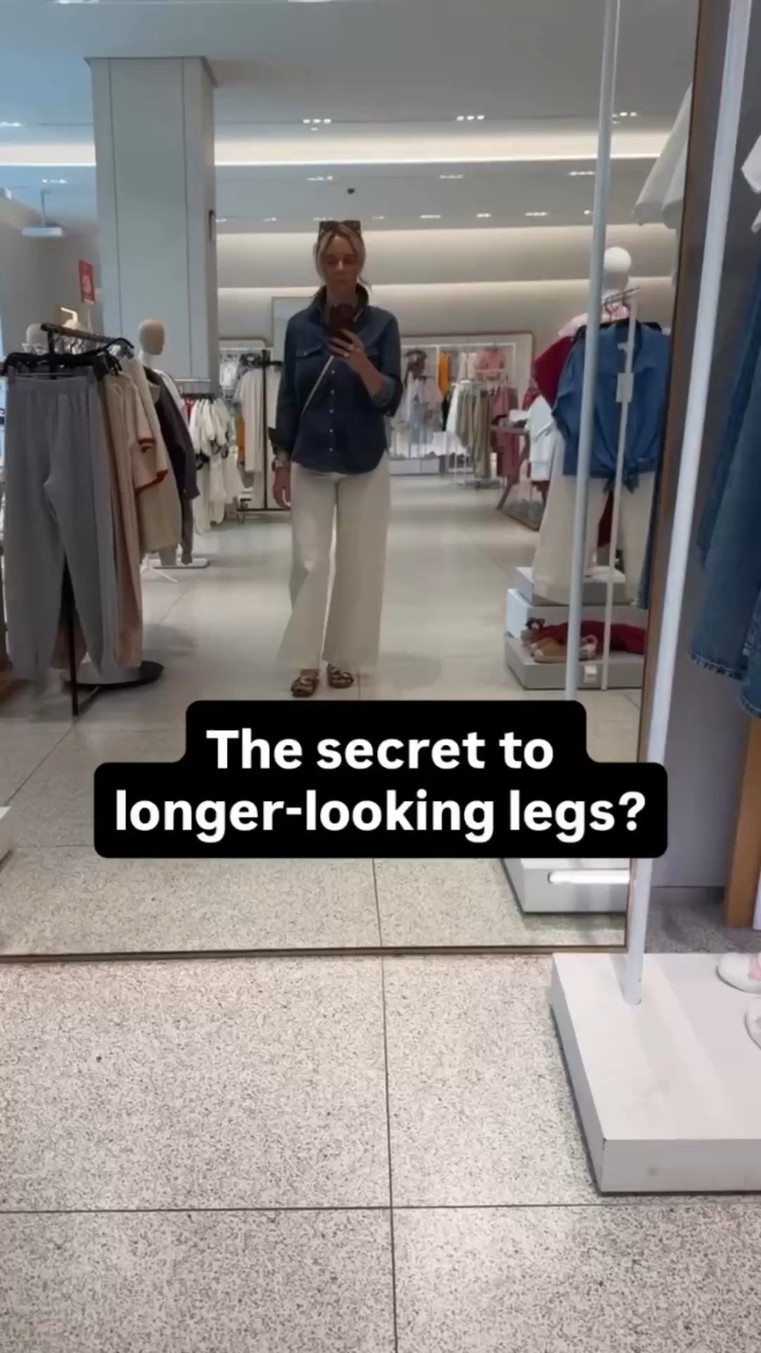 You don’t need sky-high heels to elongate your legs— you just need smart styling. 

1) Go high-rise. High-waisted pants or skirts visually lenghten your frame instantly. 
2) Monochrome Magic. Wearing one color from top to bottom keeps the eye moving, creating a seamless line. 
3) Pointed toes or nude tones. Both give the illusion of extra inches without sacrificing comfort. 

Longer-looking legs, no heels required.