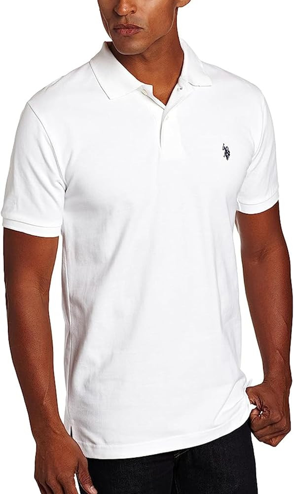 U.S. Polo Assn. Men's Classic Polo Shirt, Two-Button Closure Pique Polo Shirt, Summer Fashion Gol... | Amazon (US)