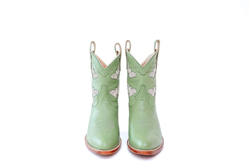 Audrey Cowgirl Boot in Butterfly | Petite Paloma
