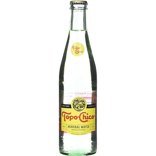 Topo Chico - Carbonated Natural Mineral Water - 12 fl oz (355mL) (12 Glass Bottles) | Amazon (US)