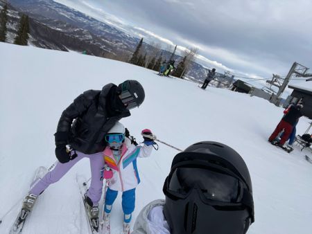 Ski Day • mountain musts good pair of goggles, helmet, liners and gloves….gotta meet the first rule of looking like the part?!!
#skioutfit #springbreak #snowsuit 

#LTKfitness #LTKSeasonal #LTKkids