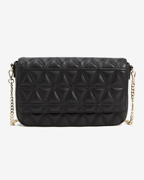 Triangle Quilted Crossbody Bag | Express