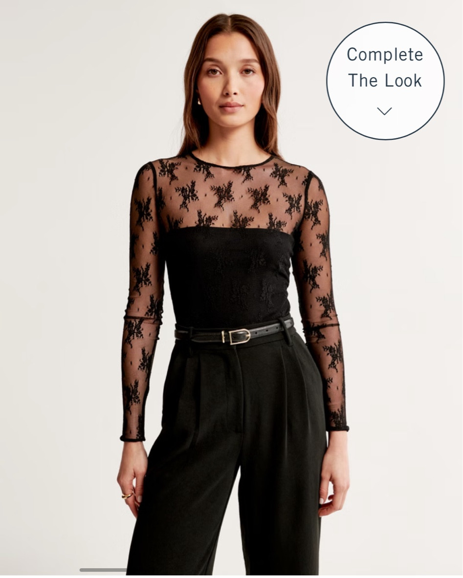 Abercrombie lace top, I got size xs ! 

#LTKSeasonal #LTKGiftGuide #LTKHoliday