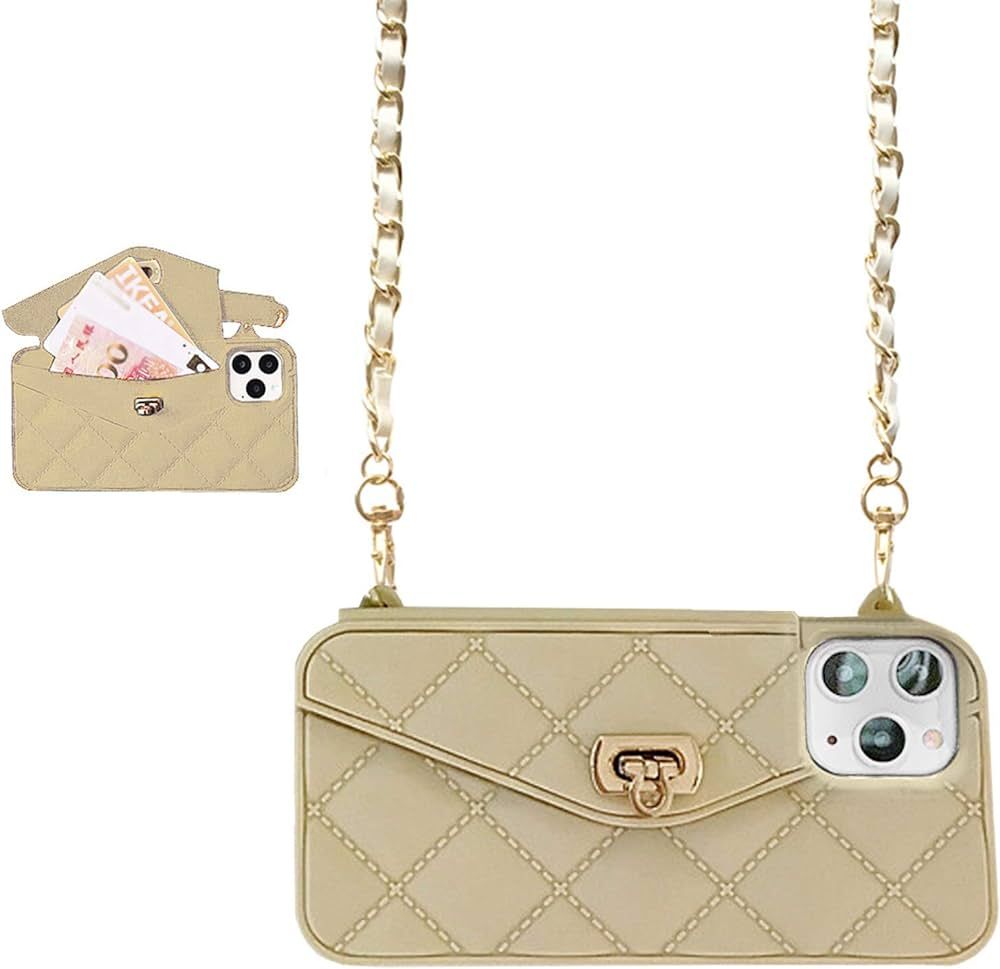 UnnFiko Wallet Case Compatible with iPhone 12 Pro Max, Cute Light Luxury Bag Design, Purse Flip C... | Amazon (US)