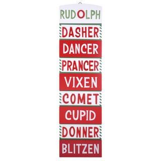 Reindeer Names Wall Sign by Ashland® | Michaels Stores