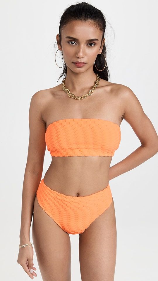 Jacquard Good Waist Bikini Bottoms | Shopbop