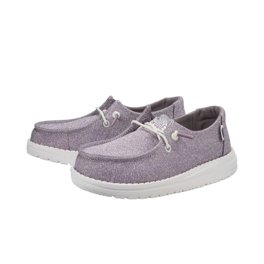 Wendy Toddler Metallic Sparkle - Lilac | HEYDUDE