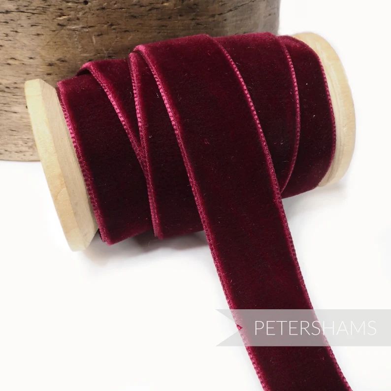 23mm French Velvet Ribbon for Millinery Hat Trimming & Crafts - Etsy UK | Etsy (UK)