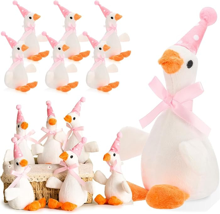 12 Pcs Silly Goose Plush Stuffed Animal Toy, 8 inch, Soft Duck Stuffed Animal | Amazon (US)