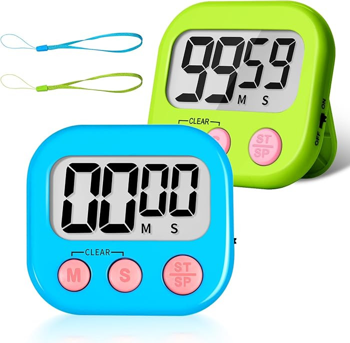 ZILLEEN Classroom Timer for Kids Teachers 2 Pack Digital Timers | Amazon (US)