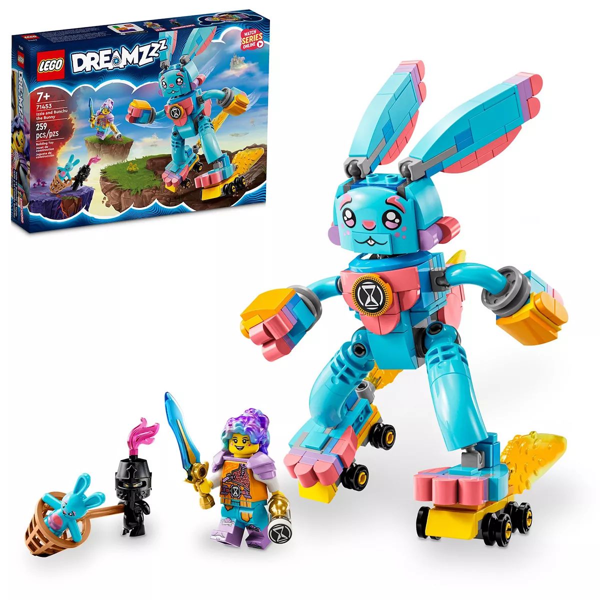 LEGO DREAMZzz Izzie & Bunchu the Bunny Building Toy Set 71453 (259 Pieces) | Kohl's