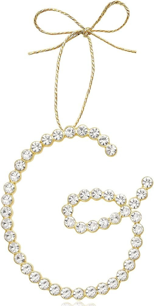 2024 Christmas Letter Ornaments | Christmas Initial Ornaments for Xmas Tree|Hanging Ornament for ... | Amazon (US)