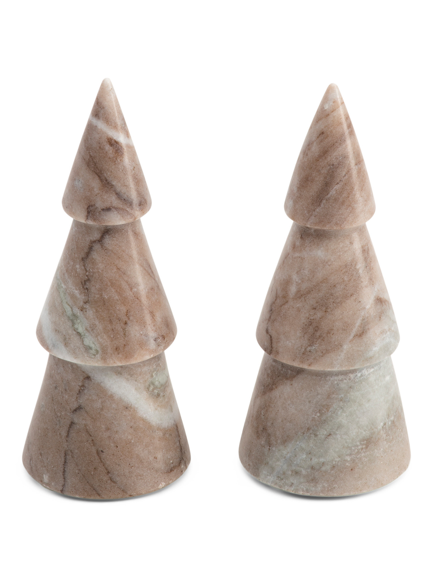 7.5in Set Of 2 Cloud Marble Tree Decor | TJ Maxx