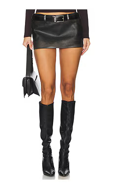 LADO BOKUCHAVA Buckle Twentythree Skirt in Distressed Grey from Revolve.com | Revolve Clothing (Global)