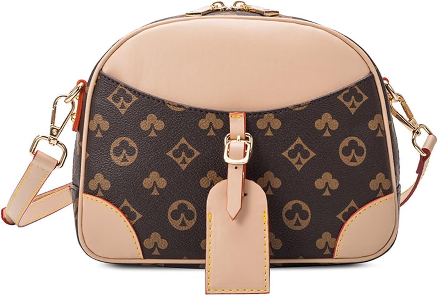 Crossbody Satchel for Women Kaome Fashionable Designer Handbags Trendy Satchel Leather Shoulder Clas | Amazon (US)