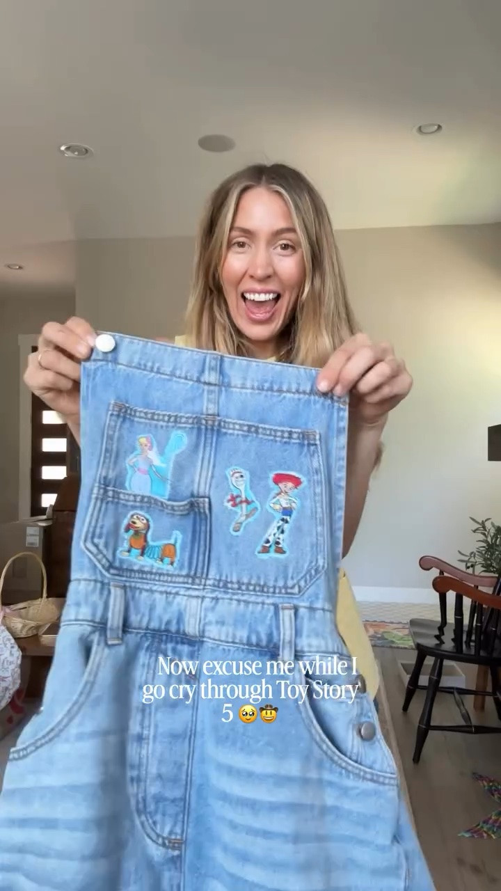 My inner child is way too excited for Toy Story 5 🧸🤠✨

The second I knew we were going, I pulled out my sewing machine. I turned my leftover Toy Story fabric scraps into patchwork overalls for me and paired them with a Toy Story dress I made for my daughter because a matching movie moment felt necessary.

Growing up with Toy Story and now getting to share it with my girls is one of those full-circle moments I never want to forget 🤍

Disney sewing projects, handmade kids clothes, Disney DIYs, and a little childhood nostalgia will always have my heart.

Who else grew up with Toy Story? 💛

#sewingfortoystory #patchwork #diydisney #craftmom #toystory5
