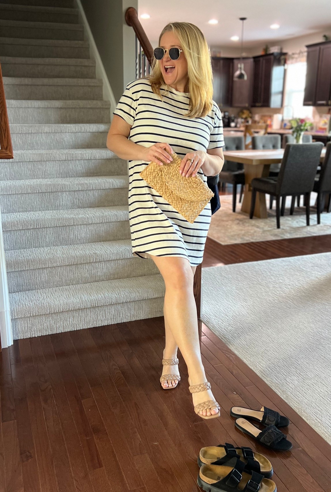 Light, spring dress. Size down. 

#LTKmomlife #LTKootd #LTKgrwm