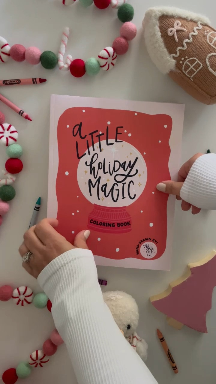 34 pages of hand drawn coloring fun for the whole family by The Letter Vee

#LTKFamily #LTKSeasonal #LTKHoliday