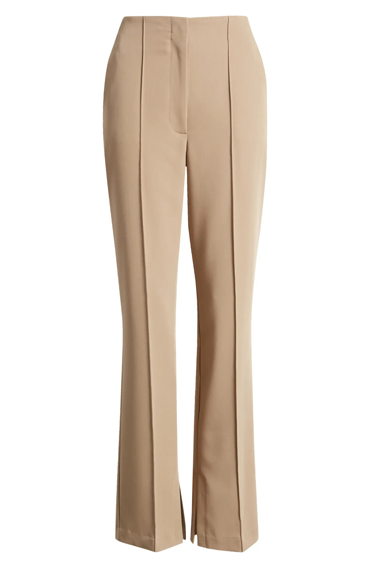 Split Hem Straight Leg Pants | Nordstrom