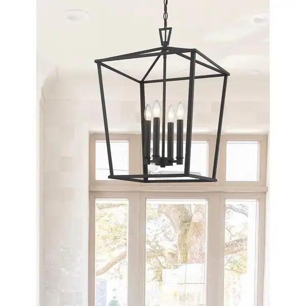 The Barn Katrina Hill Rustic 26"H Black indoor Lantern Light Pendant | Bed Bath & Beyond