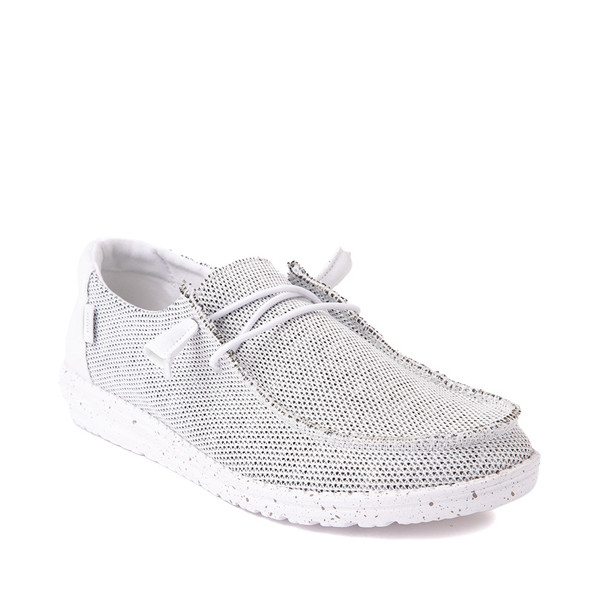 Womens HEYDUDE Wendy Sox Slip-On Casual Shoe - Stone White | Journeys