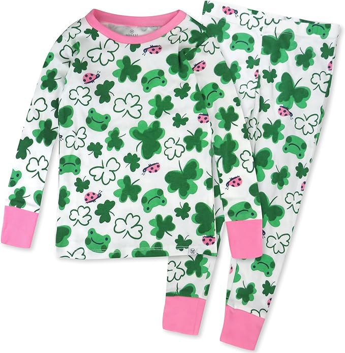 HonestBaby Multipack 2-Piece Pajamas Sleepwear Pjs 100% Organic Cotton for Infant Baby and Toddle... | Amazon (US)