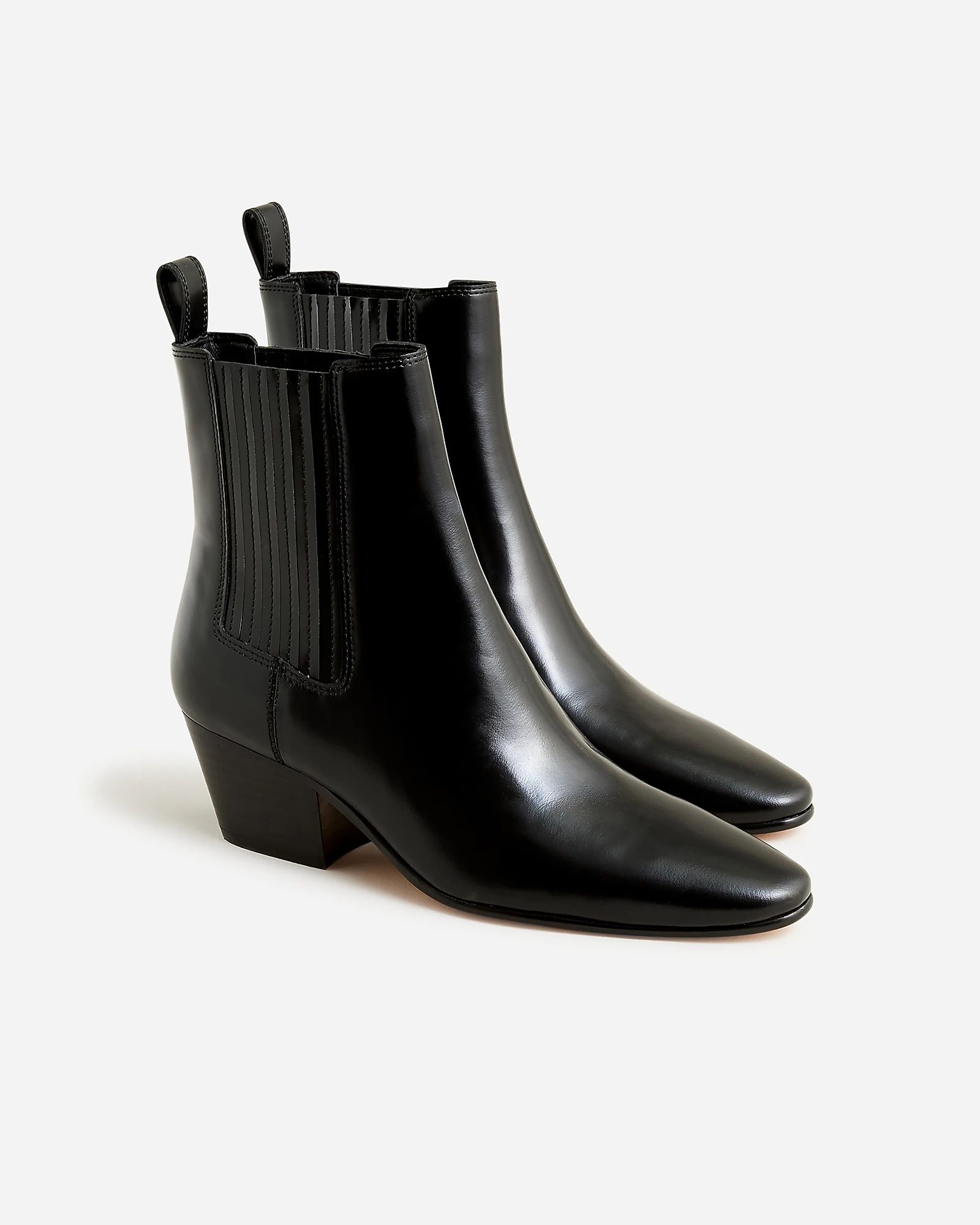 Piper ankle boots in leather | J.Crew US