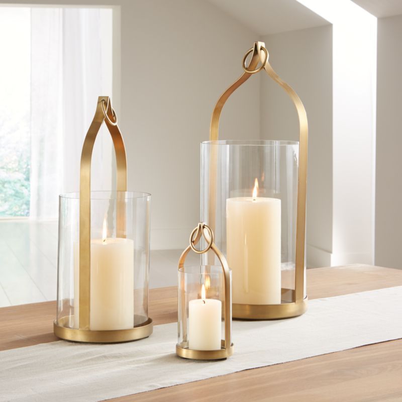 Priya Brass Lanterns | Crate and Barrel | Crate & Barrel