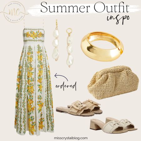 Summer dress outfit inspiration for vacation or date night. 

#LTKSeasonal #LTKOver40 #LTKTravel