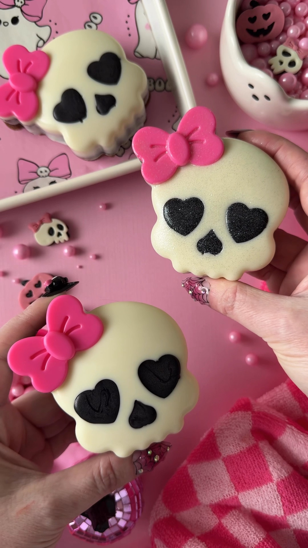 These pretty in pink skull brownies are so easy to make using this adorable mold! 

#LTKSeasonal #LTKParties