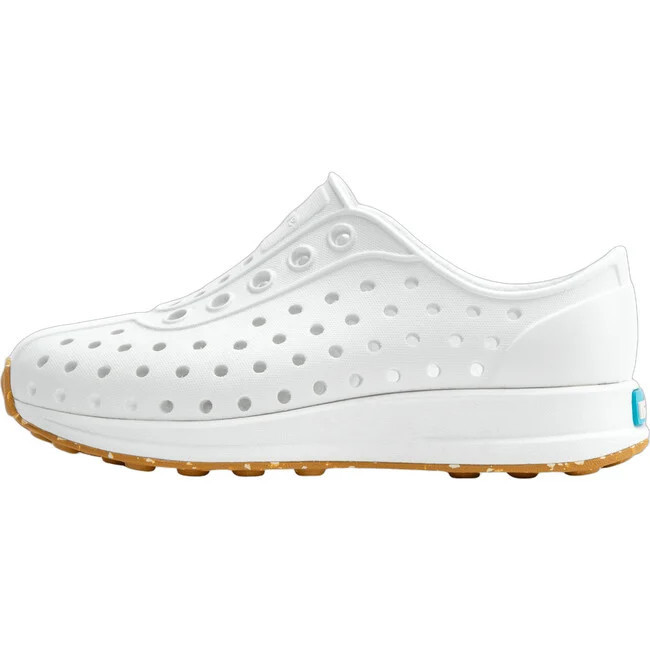Native Shoes | Robbie Kids, Shell (White/ Mash Speckle Rubber, Size C4 / Toddler US 4) | Maisonette | Maisonette