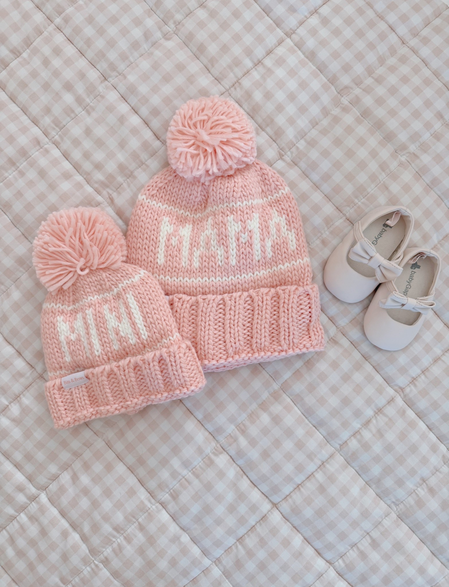 Mama and mini matching beanie set! Such a cute Christmas gift idea for a new girl mom and her little!! 

#LTKGiftGuide #LTKHoliday #LTKBaby