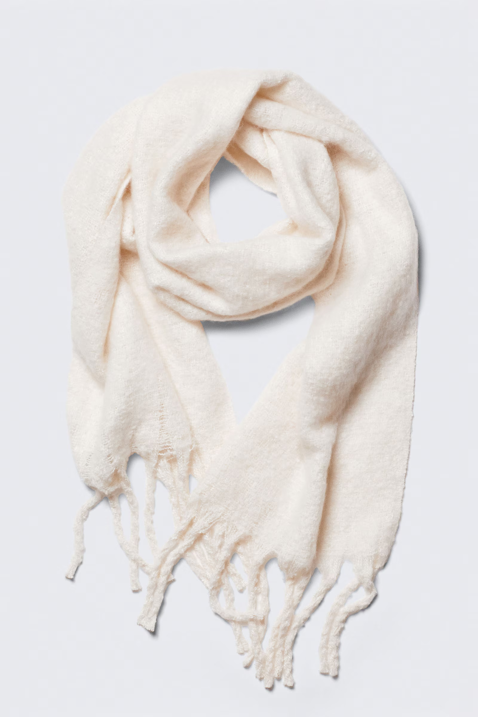 Chunky Fringed Scarf | Weekday