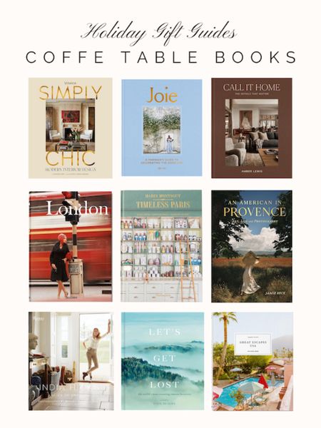 When in doubt, a great coffee table book always makes a nice gift. Call it Home, Timeless Paris and An American in Provence are favorites!

#LTKGiftGuide #LTKSeasonal #LTKHoliday