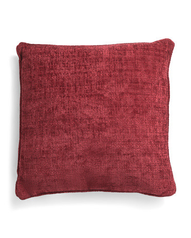 24x24 Chenille Velvet Textured Oversized Pillow | TJ Maxx