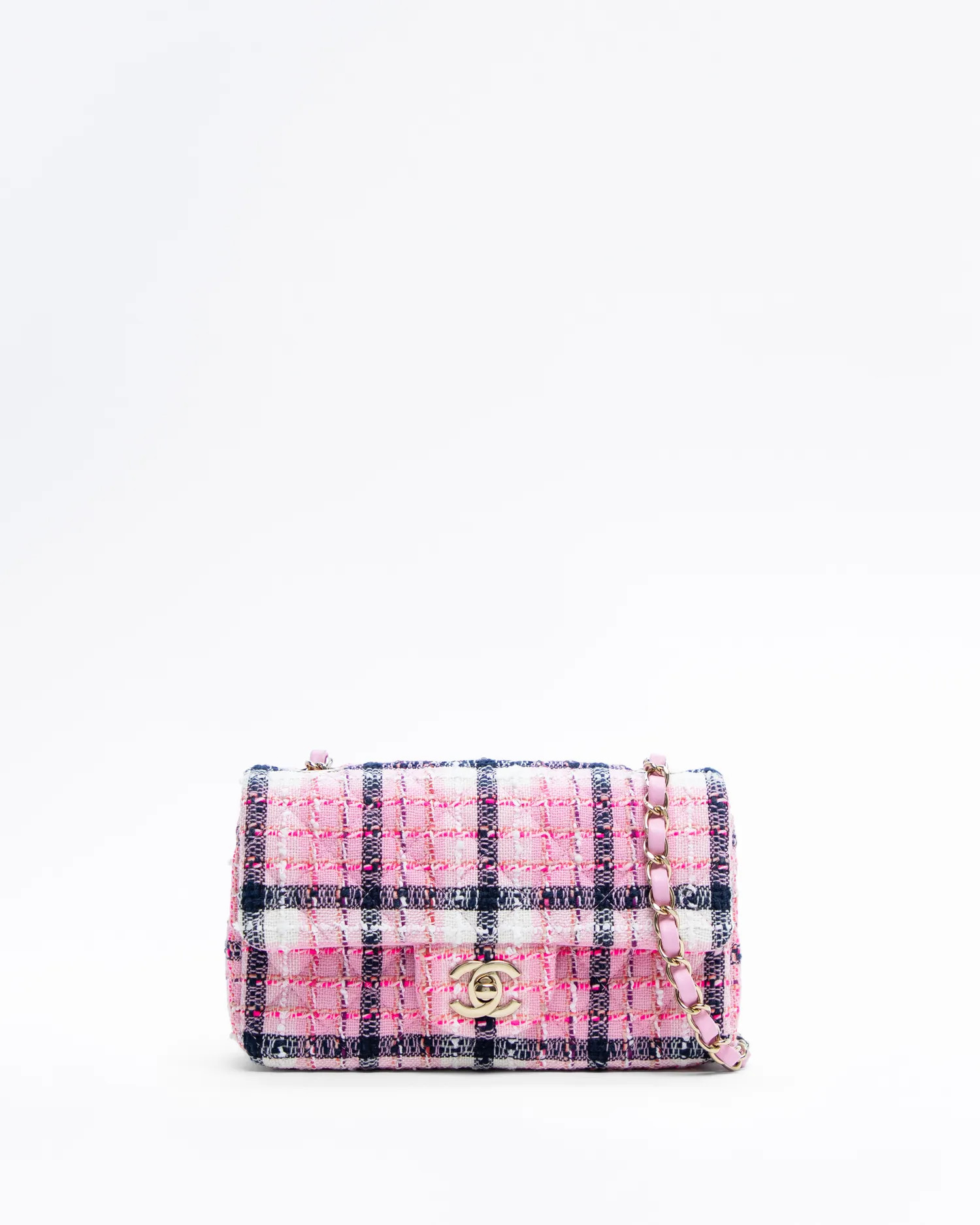 Tweed Mini Classic Flap Bag | Vivrelle