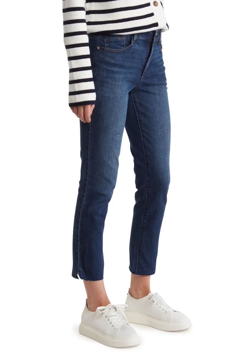 'Ab'Solution Raw Hem Skinny Straight Jeans | Nordstrom