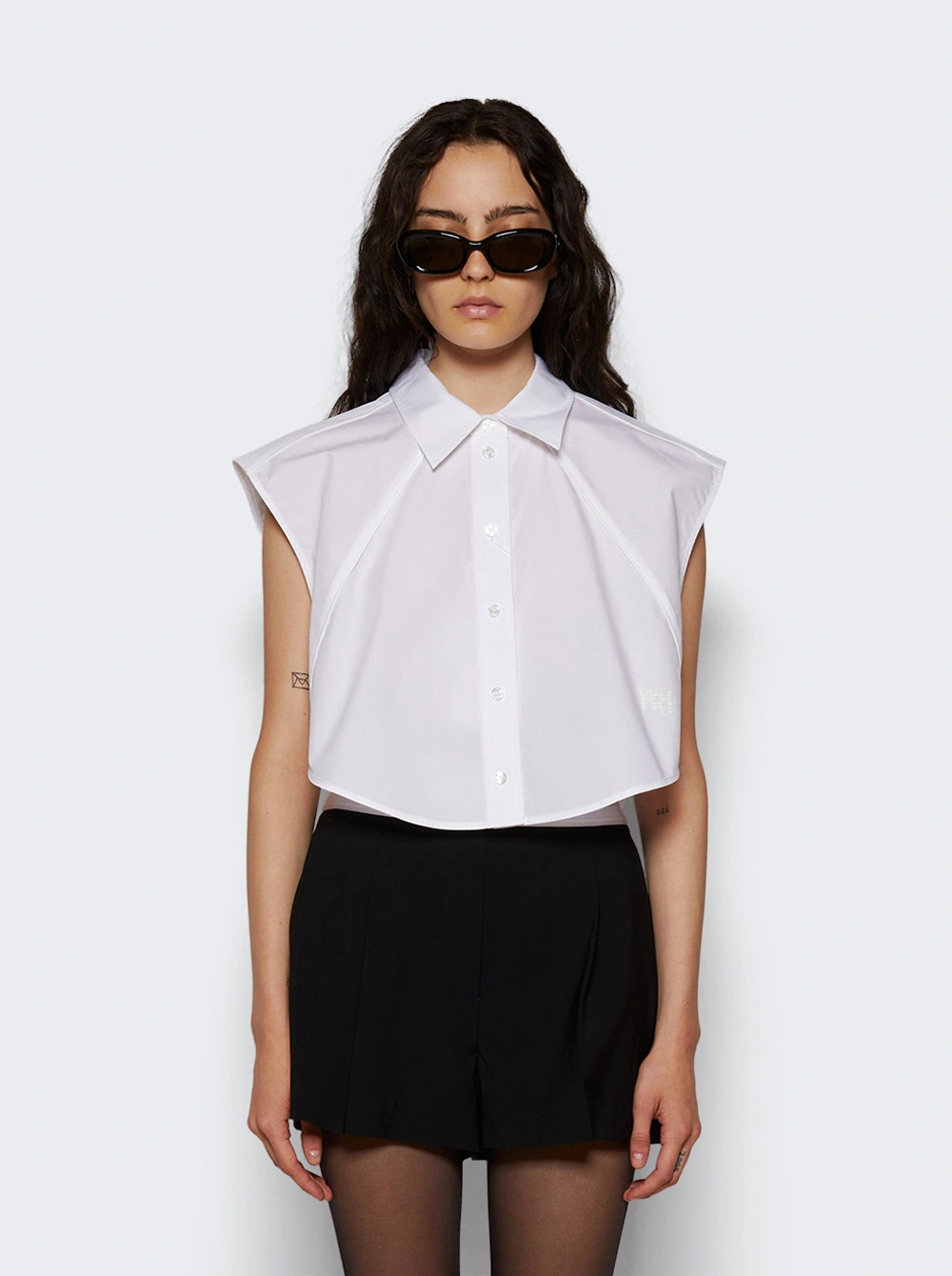 Cropped Button-up Shirt | The Webster