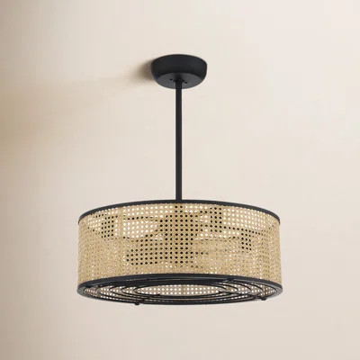 Hampson 25" 4-Light Fandelier with Remote Control | Wayfair North America