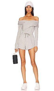 Free People x FP Movement Love Spell One Piece in Heather Grey from Revolve.com | Revolve Clothing (Global)