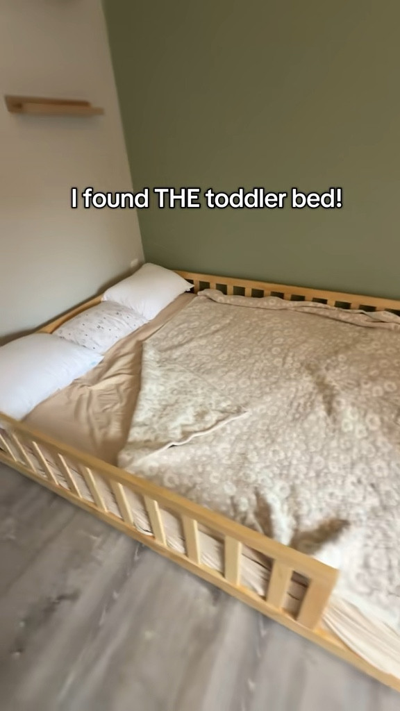 The best Montessori floor bed for kids or toddlers! It’s bittersweet transitioning your little one from a crib to a toddler bed. But finding this one made the switch so much easier! 

#LTKBaby #LTKHome #LTKmomlife
